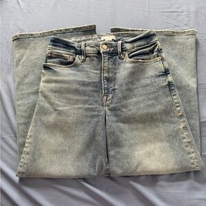 Good American Blue Ankle & Cropped Jeans